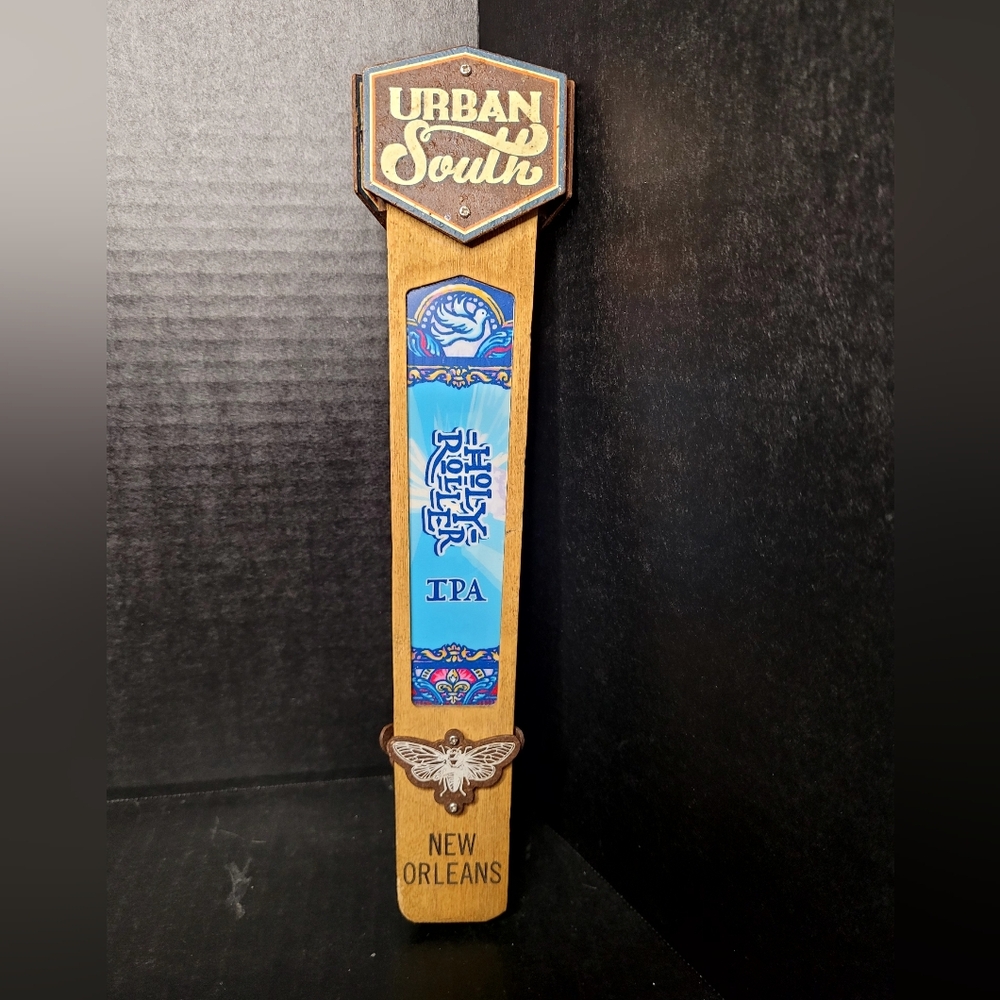 Urban South New Orleans Holy Roller IPA Beer Tap Handle